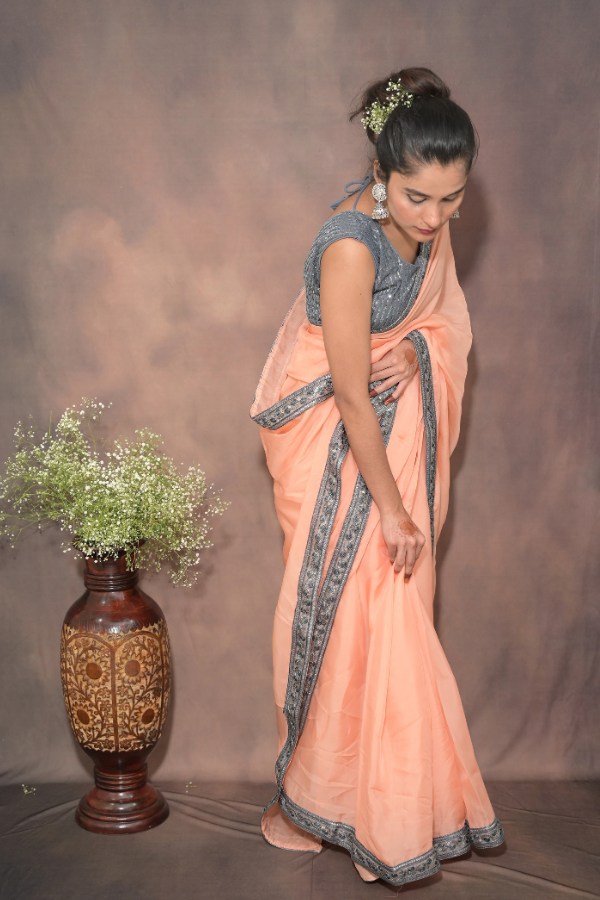 organza saree party wear | organza saree online 