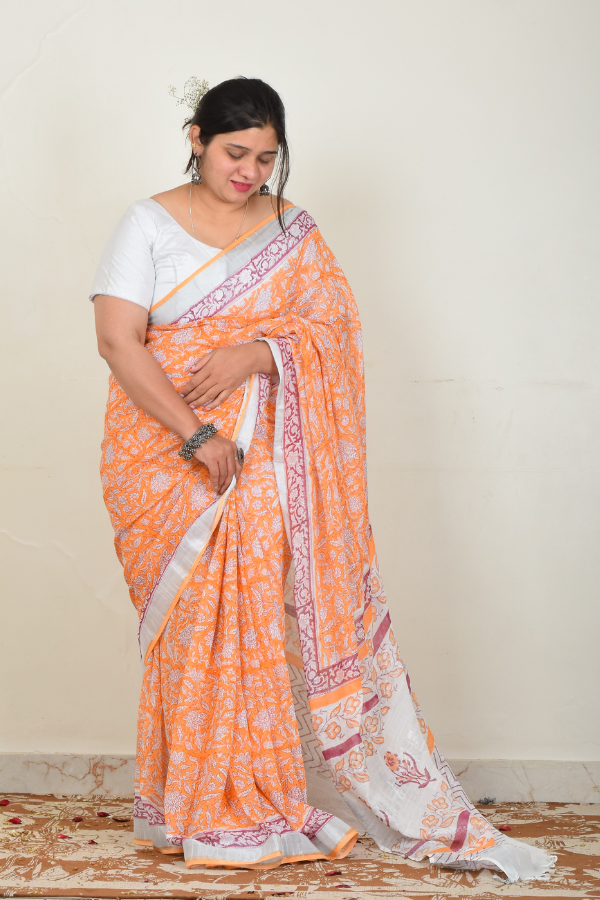 linen saree | linen saree online | linen handloom saree