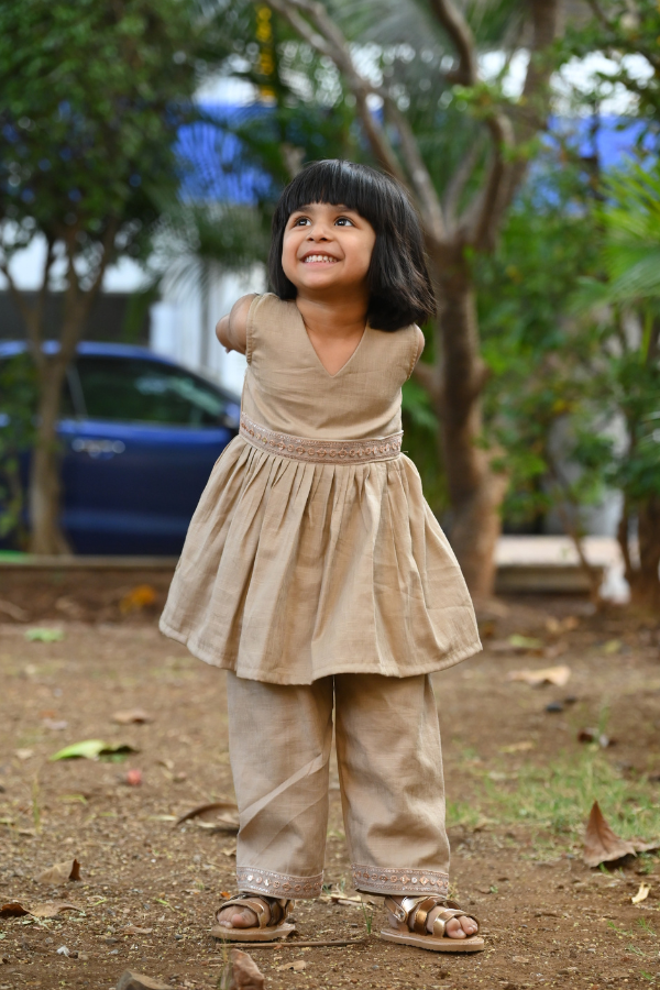 Short kurti with pant | a-line kurti with pant | designer kurti and pant for girl child 