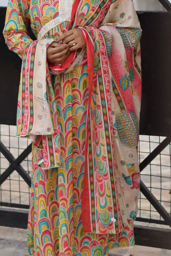 Dupatta | printed dupatta | printed kurta set 