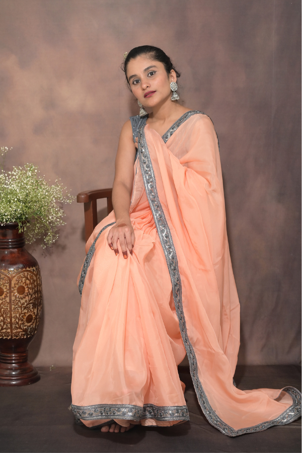 Organza saree online | pure organza saree online 