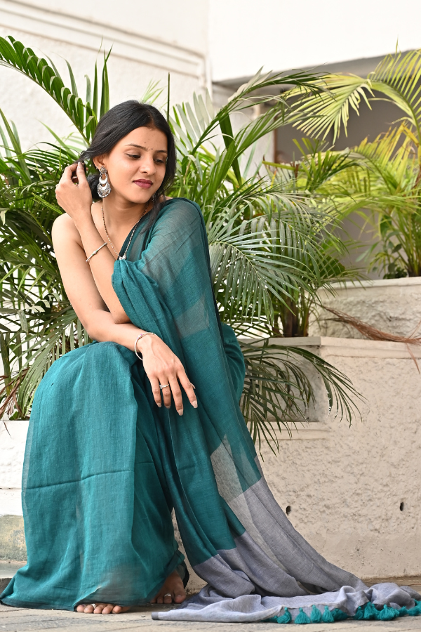 cotton saree online | cotton saree green | saree for woman 