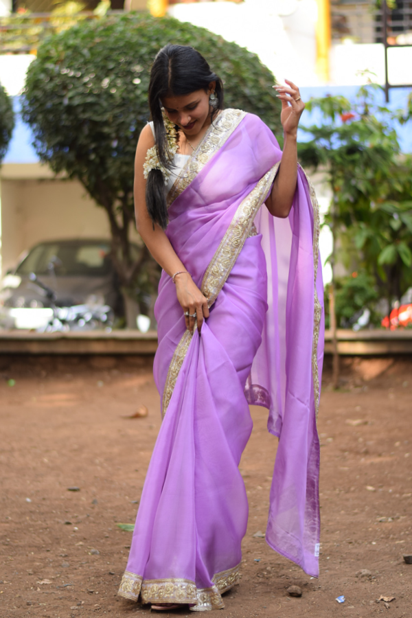 organza saree party wear | organza saree online 