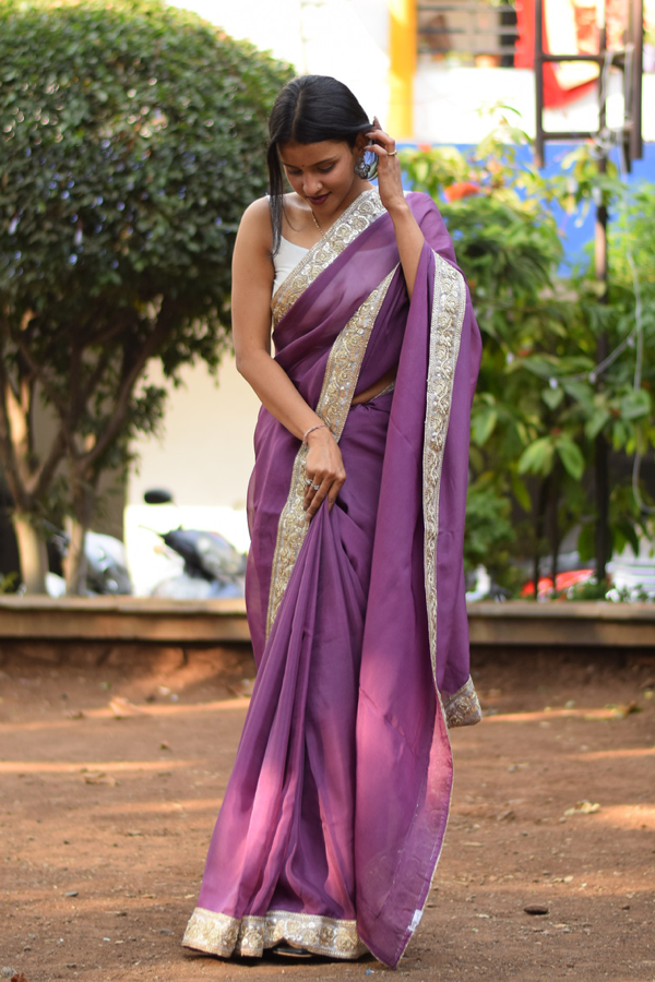 organza saree party wear | organza saree online 