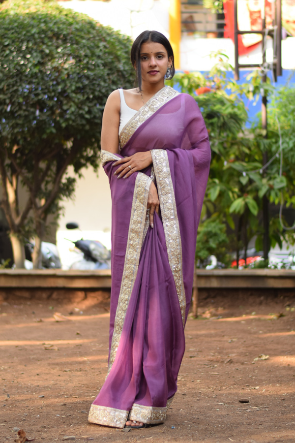 Organza saree online | pure organza saree online 