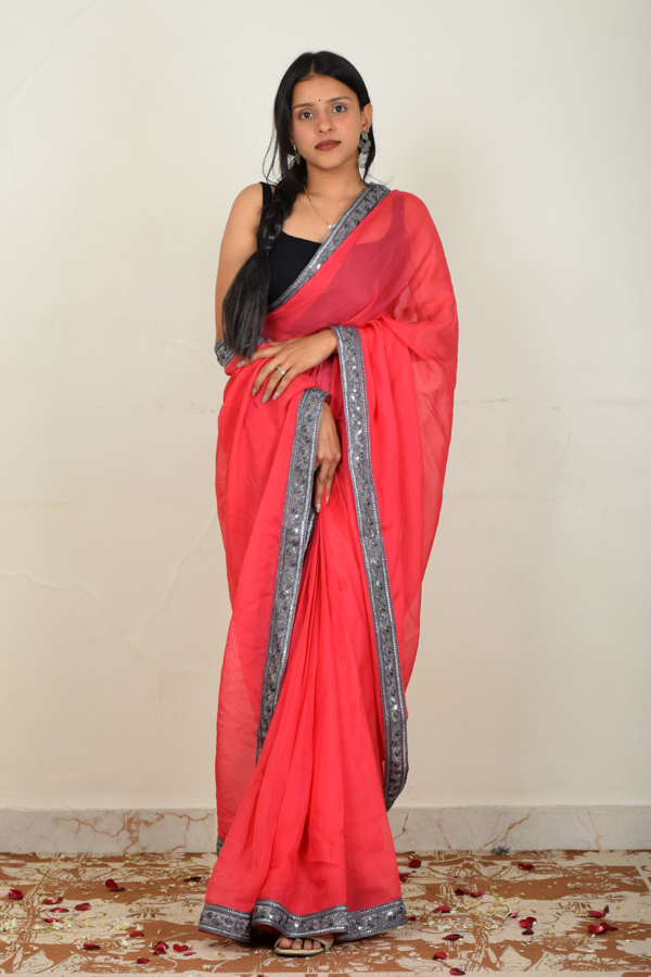 Organza saree online | pure organza saree online 