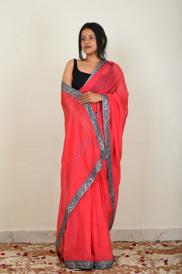 organza saree party wear | organza saree online 