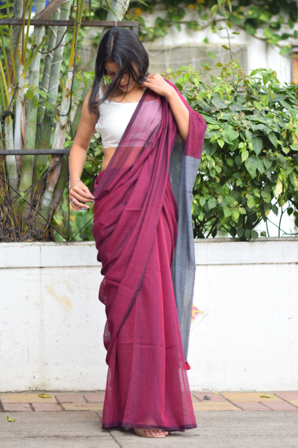 pure cotton saree online | red saree 